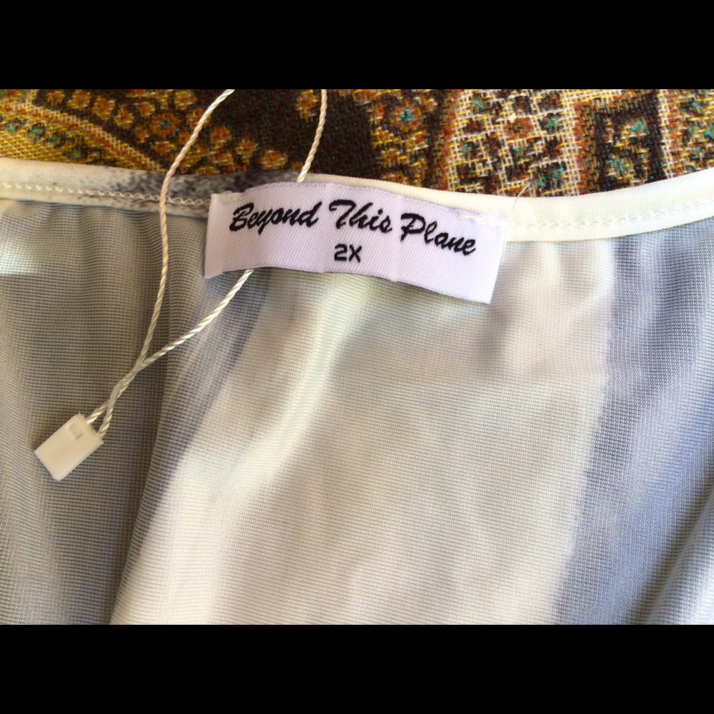 Beyond this Plane maxi dress. NWOT. - Picture 3 of 5